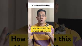 How to create this text match cut effect #shorts  #mobileediting #capcut #tutorial