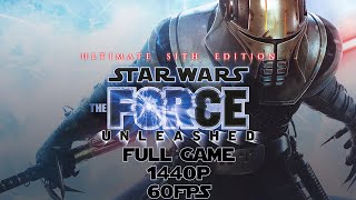 Star Wars The Force Unleashed: Ultimate Sith Edition No Commentary Walkthrough FULL GAME [1440p60]