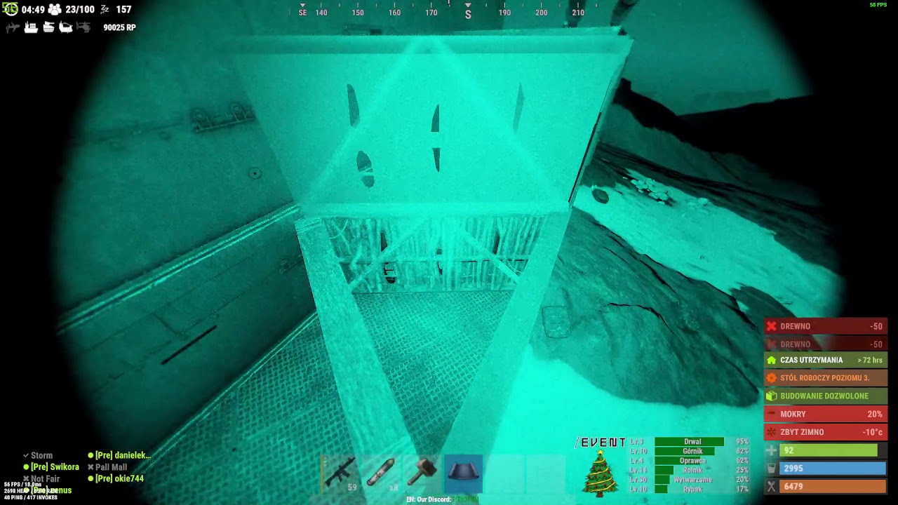 rust PvRust.eu bugi pierwsza czesc jest na twitchu