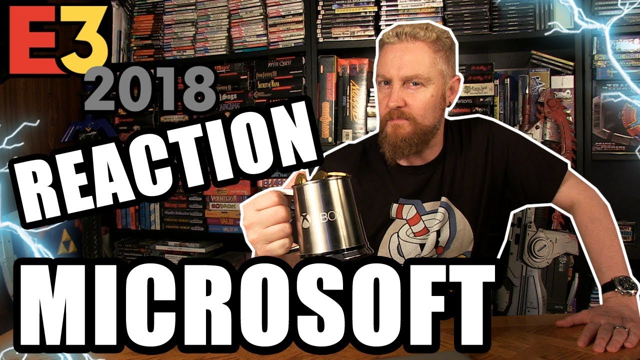 Thumbnail for MICROSOFT 2018 CONFERENCE REACTION - Happy Console Gamer