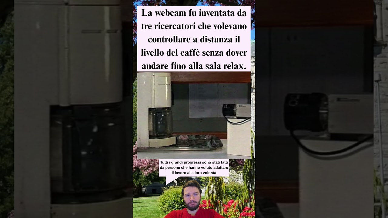 University of Cambridge inventa la prima webcam nel 1991 per vedere il caffè ☕📷