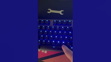 Pressing the Space bar on a Logitech G512 Keyboard #shorts #keyboard #click