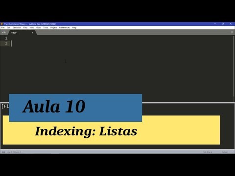 Python intermediário I Tutorial 10 - Lista de indexação