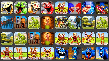 New Updated All Monster Shooter Nextbots: Sandbox Mod VS HUNGRY WORM