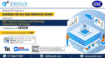 National Faculty Development Program (NFDP) on Learning for NLP and Computer Vision | Day 5 | ExcelR
