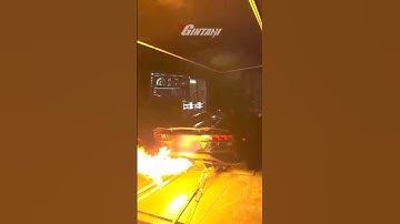 Lamborghini Aventador Throwing Flames On The Dyno (Gintani F1 Tune)