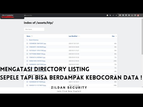 How To fix Directory Listing  using .htaccess