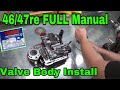 TransGo TFOD-3 46re/47re Full Manual Valve Body kit INSTALL & Test DRIVE