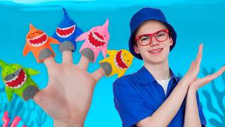 Baby Shark Finger Family 🦈 Doo Doo Doo Kids Songs | Poli and Nick screenshot 3