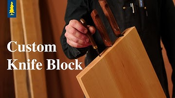 How to Make a Custom Knife Block