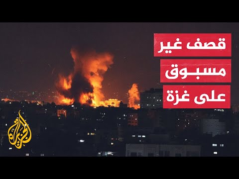 غارات إسرائيلية تستهدف أراضي زراعية في دير البلح وبيت حانون بقطاع غزة