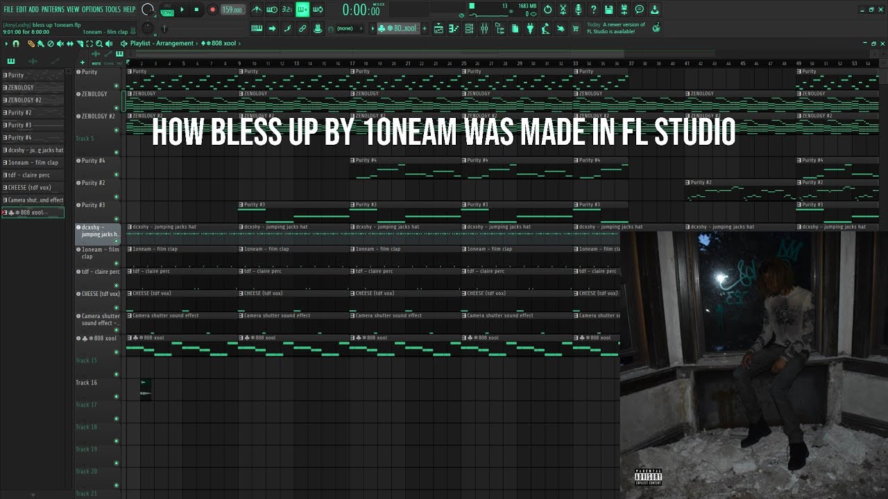 How ''Bless Up'' by 1oneam was Made in FL Studio