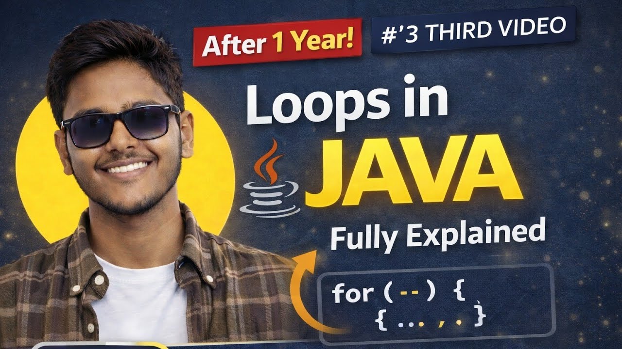 🔴LOOPS IN JAVA || ONESHOT || HERO TO ZERO SERIES | Code with Ashim ...