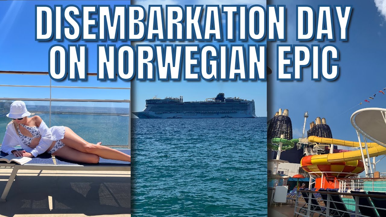 WE HAD TO LEAVE - A NEW DISEMBARKATION EXPERIENCE FOR US. Our Final Morning On Norwegian Epic Vlog