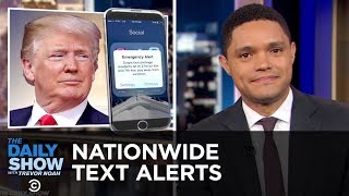 The U.S. Prepares to Test Nationwide Text Alerts & Amazon Raises Its Minimum Wage | The Daily Show