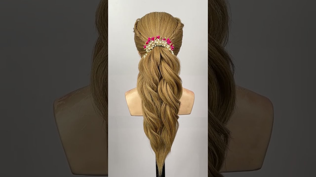 Days 20 | , mermaid Hair Styel || Tutorial ||  #hairstyles  #hairstyle 