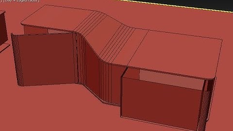 Furniture modeling with editable poly in 3ds Max