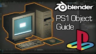 How to make PS1 Style Objects  Blender Tutorial