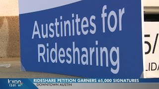 Ridesharing Works group gather enough signatures to signal change at city hall