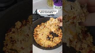 Yoğurdum Ekşi̇yi̇nce Çökelek Yapiyorum. Kahvaltiya Çökelek Kavurmasi