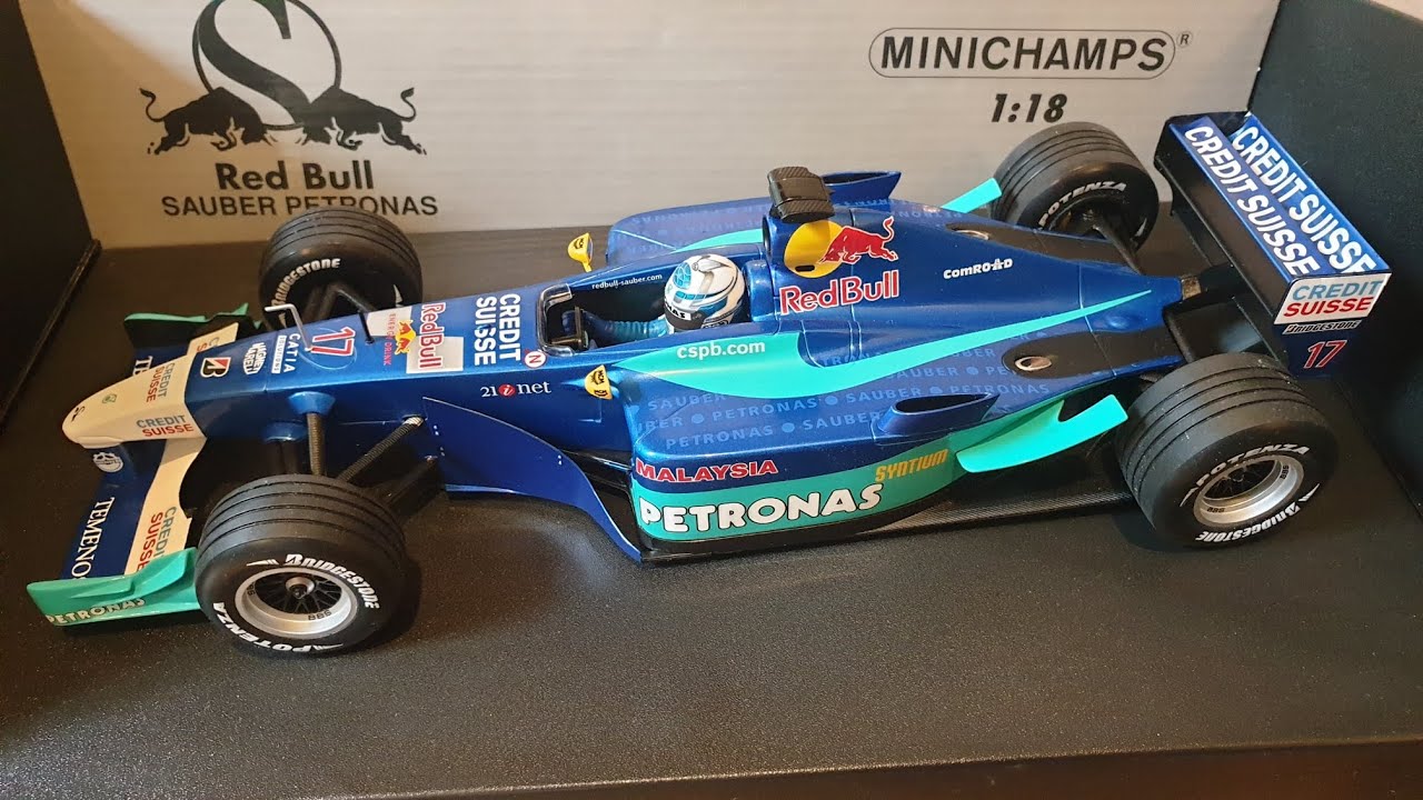 ミニカー MINICHAMPS 1:18 PETRONAS K.RAIKKONEN 1/18 Kimi Raikkonen 2001 Sauber Petronas C20 - Debut Grand