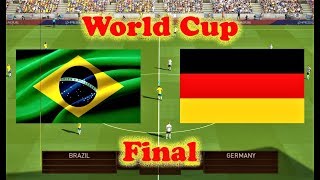 Pes 2018  Brazil Vs Germany  World Cup Final  Gameplay Pc