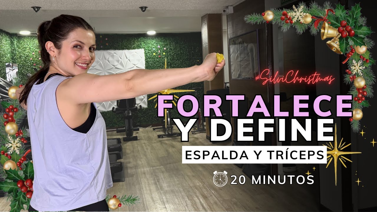 Rutina para FORTALECER ESPALDA Y TRÍCEPS 💪🏻🔥 | 20 minutos 