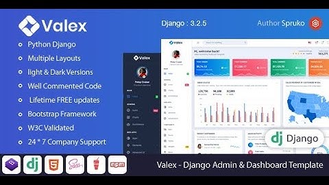 Valex - Django Admin & Dashboard Template Gilp Color Settings