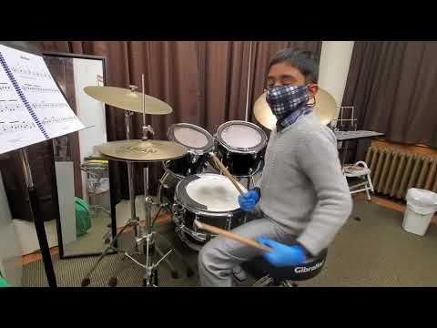 Jake Performs Drum Set Solo #6
