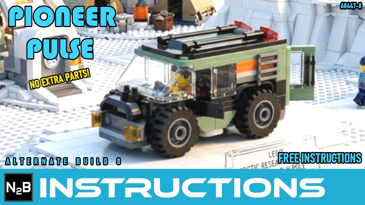 You won't believe this PIONEER PULSE is made ONLY with LEGO 60447