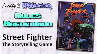 Rules Breakdown: Street Fighter: The Storytelling Game screenshot 4