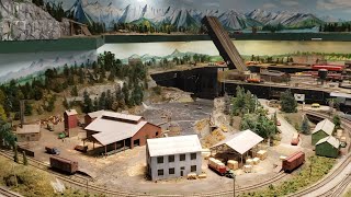 MODEL TRAINS Pt 1 HO Scale WIMRC Club Layout Overall View