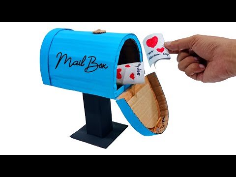 How To Make a Mailbox Out Of Cardboard - DIY Cardboard Mailbox