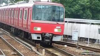 名鉄3500系3519F+3100系3115F急行豊橋行き 国府(NH04)到着→発車