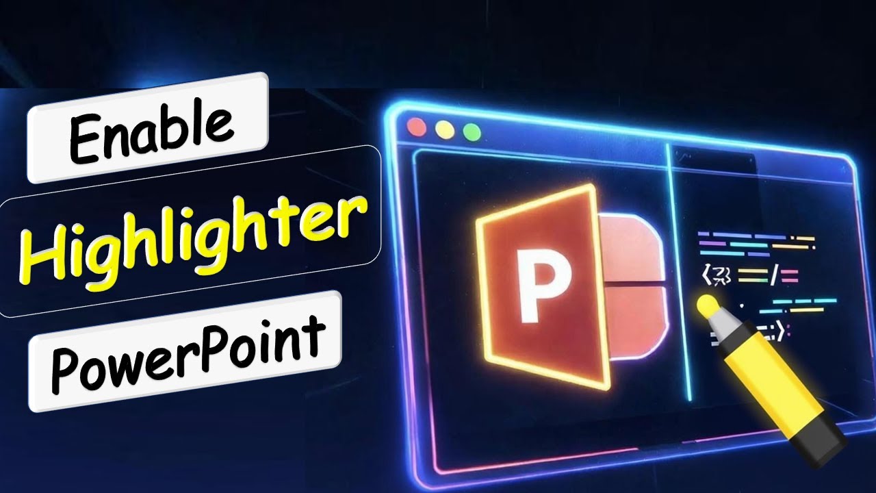 Powerpoint Highlight Pointer How to Change the Mouse Pointer to a Highlighter during the Slide Show ...