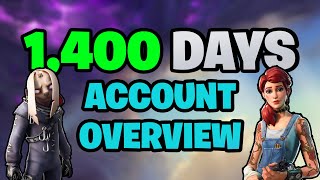 1,400+ DAYS ACCOUNT OVERVIEW - Fortnite Save the World & Battle Royale