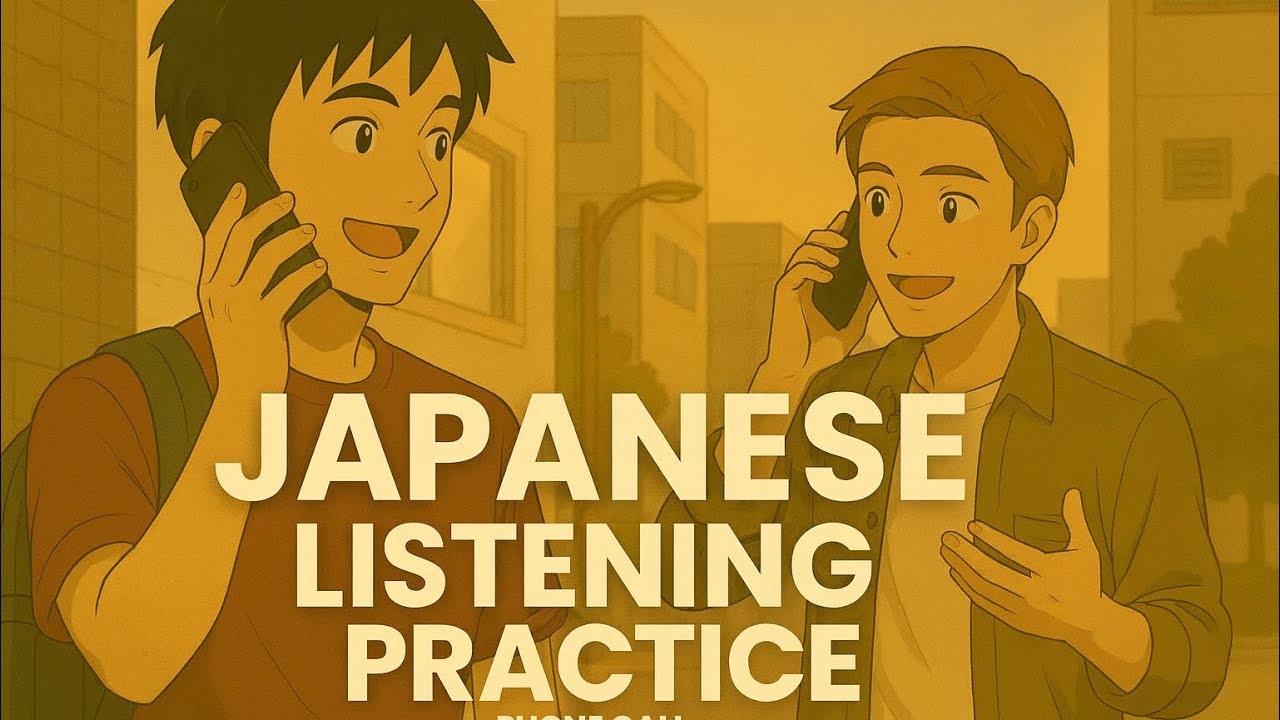 JLPT N5 Listening Practice｜Morning at School Conversation（Easy & Slow）