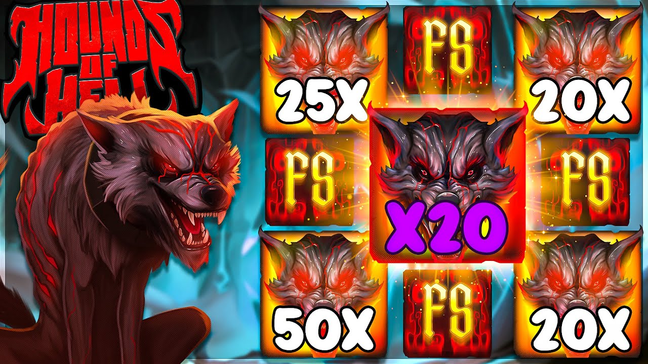 МАКСИМУМ 20X МУЛЬТИ НА СЛОТЕ HOUNDS OF HELL!! (НОВЫЙ)