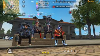 GRAND MASTER  LOBBY FREE FIRE 👿🗿🗿🔥 CLASS SQUARD RANKED WITH HIPHOP PLAYER #short .k