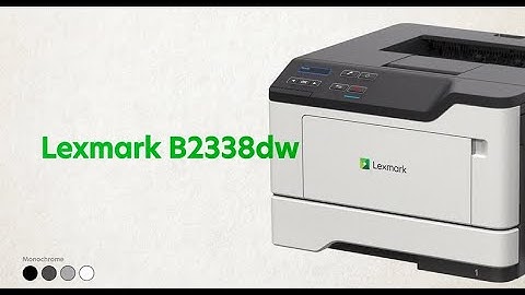 Lexmark B2338dw monochrome laser printer  - Lexmark GO Line™ series English