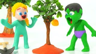 SUPERHERO BABIES PLANT A SEED ❤ Superhero Babies Play Doh Cartoons For Kids