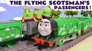 flying scotsman toy train story with funlings passengers