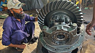 There was a major defect in the spider of this differential then mechanic fixed it || Amazing work