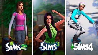 Отпуск (Азия, горы) в The Sims / Сравнение 3 частей