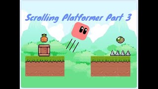 Scratch Scrolling Platformer Game | Part 3 | Scratch how to make a scrolling platformer game
