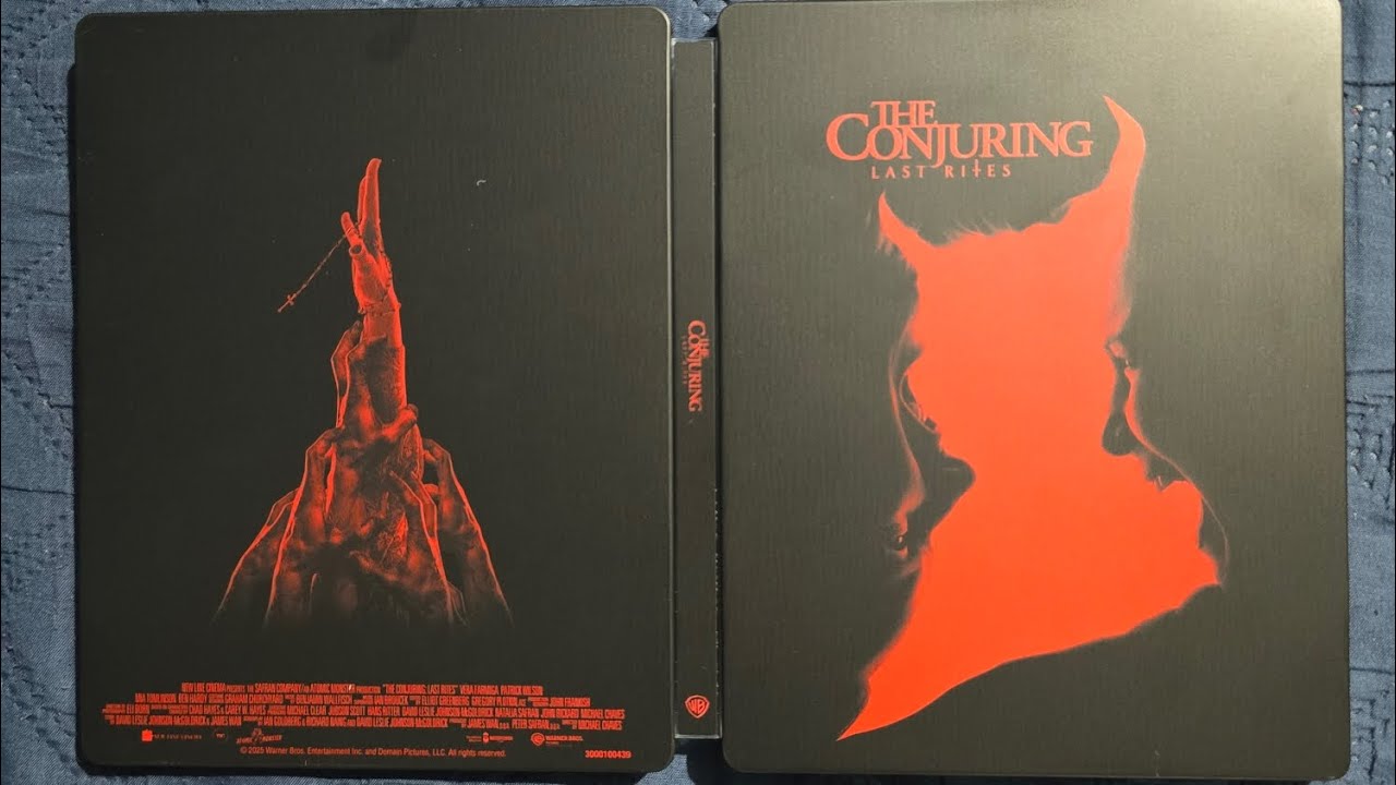 The Conjuring Last Rites 4K Steelbook Unboxing!