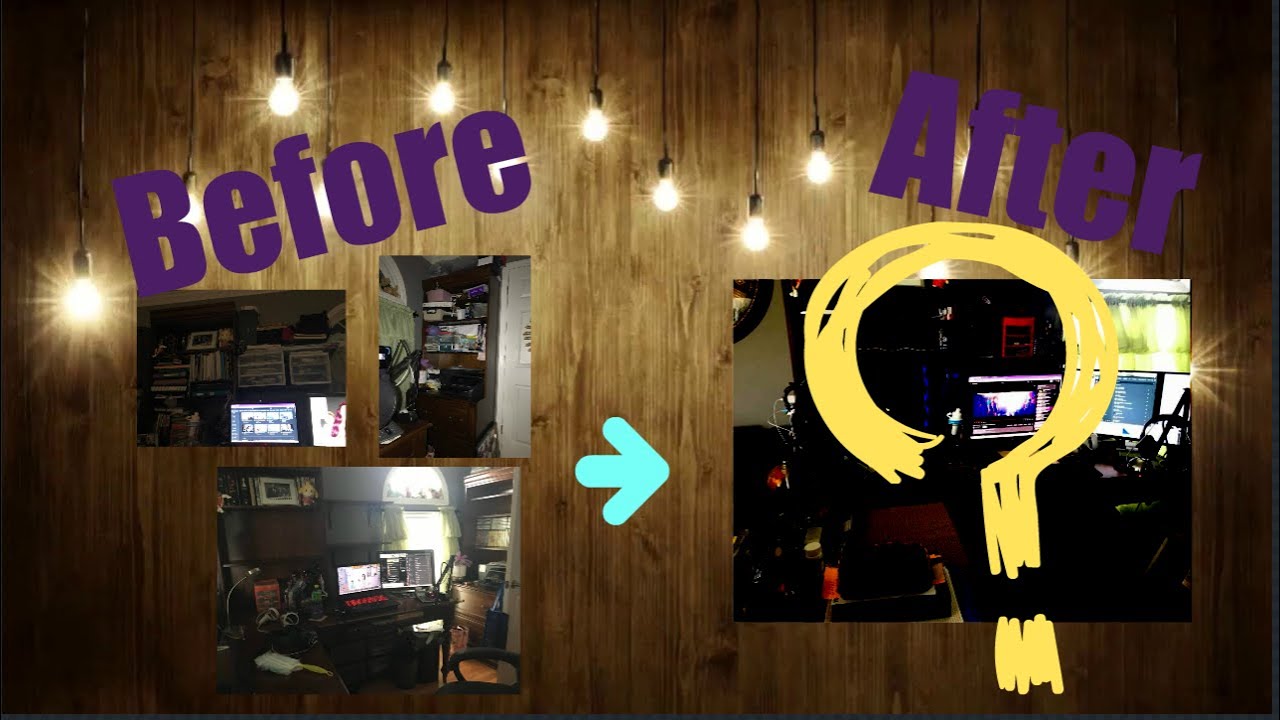 Building my new PC and rearranging my setup - YouTube