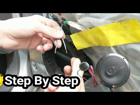 Como instalar Speakers Toyota Celica
