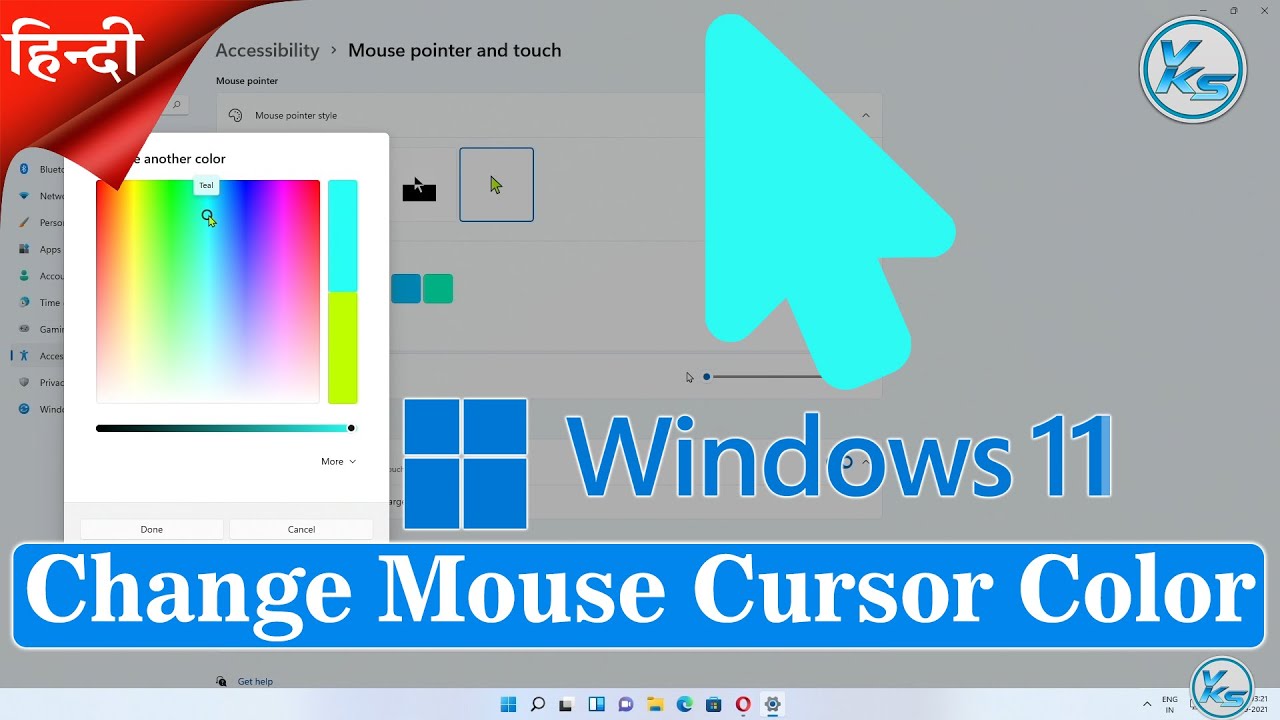 Mouse Color In How To Change Mouse Cursor Color in Windows 11 - YouTube