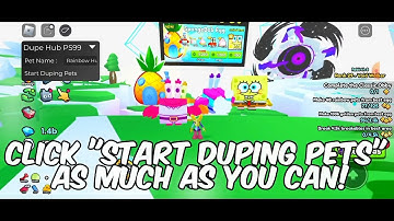 OP! DUPE HUB SCRIPT! PETSIM99 WORKING SpongeBob & Dino tycoon Update